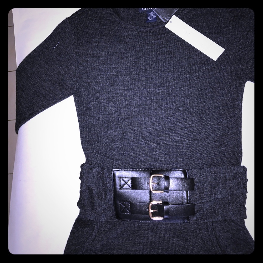 Artisan merino wool sweater dress (Mini)