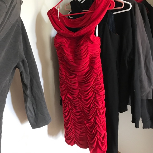 Red Sherri hill homecoming dress