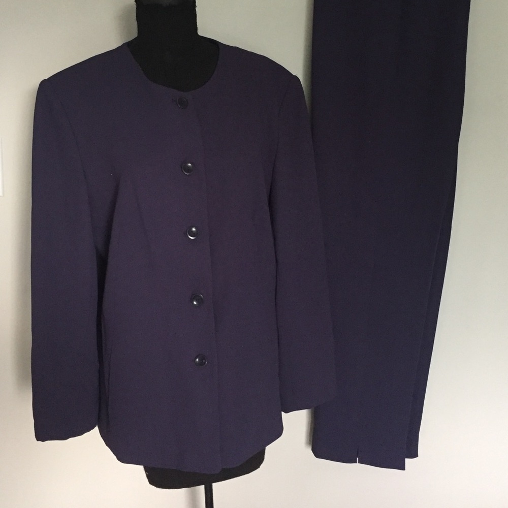 Talbots Blue Pants Suit
