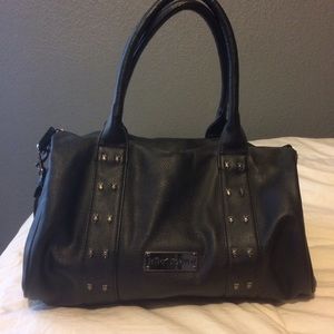 Black Betsey Johnson Satchel Purse