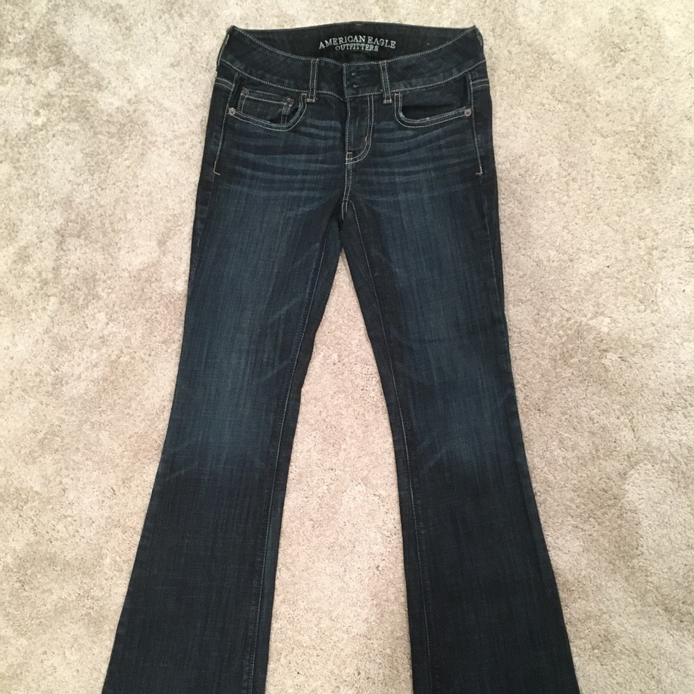 American eagle artist stretch flare jeans size 2