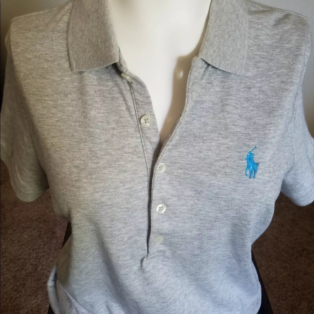 Polo Ralph Lauren interlock gray collar pony dress - Picture 3 of 7