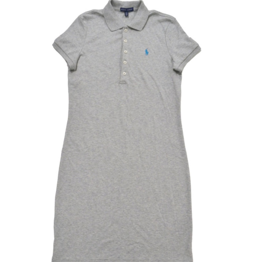 Polo Ralph Lauren interlock gray collar pony dress - Picture 7 of 7