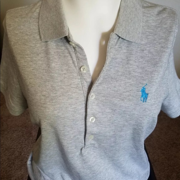 Polo Ralph Lauren interlock gray collar pony dress - Picture 3 of 7