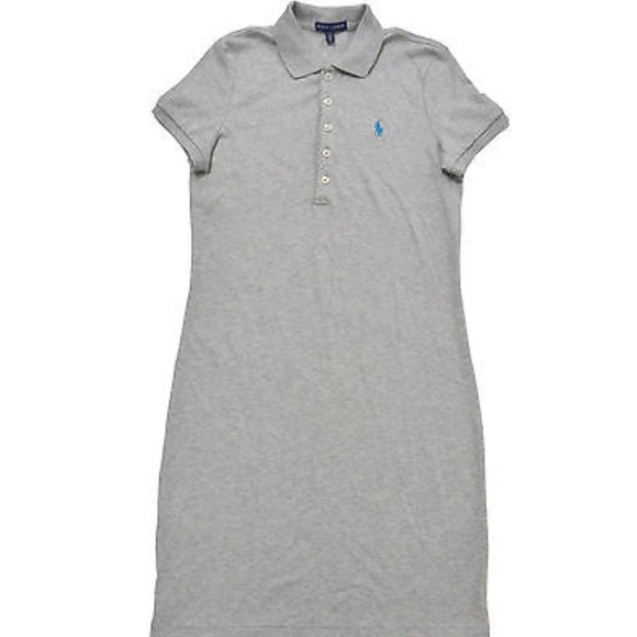 Polo Ralph Lauren interlock gray collar pony dress - Picture 6 of 7