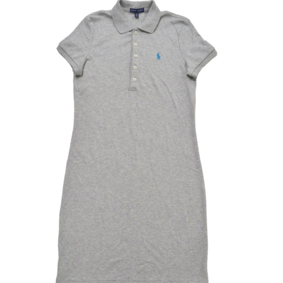 Polo Ralph Lauren interlock gray collar pony dress - Picture 7 of 7