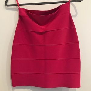 Hot pink BCBG pencil skirt