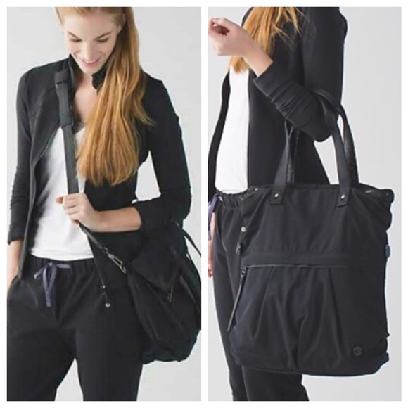 lululemon athletica Handbags - Lululemon black twice as nice tote