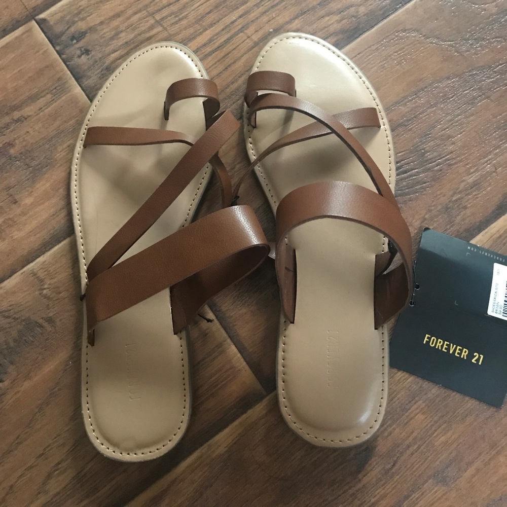brown sandals