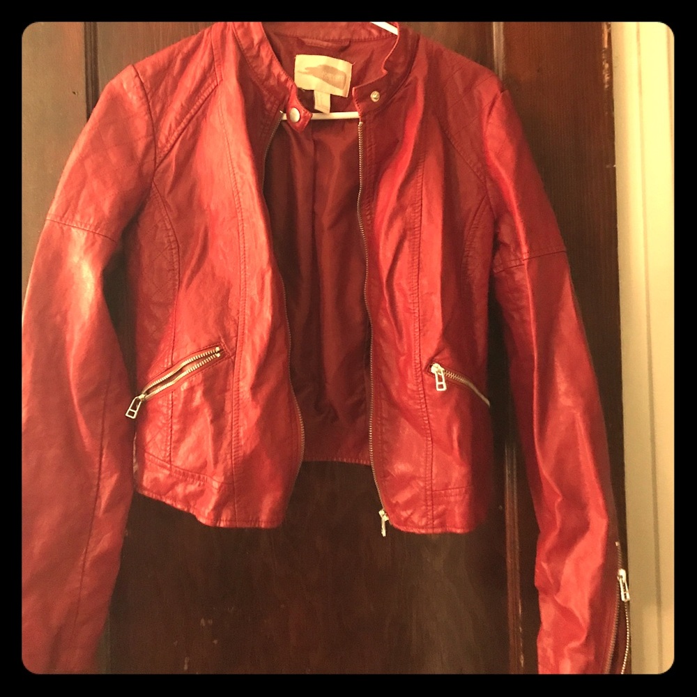 Forever 21 Imitation Leather Jacket