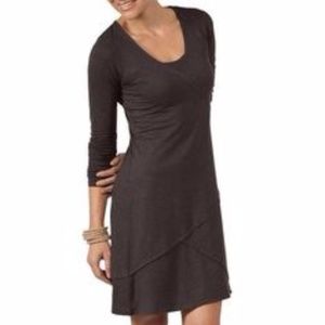 Horny Toad Oblique V Dress Size Small Black