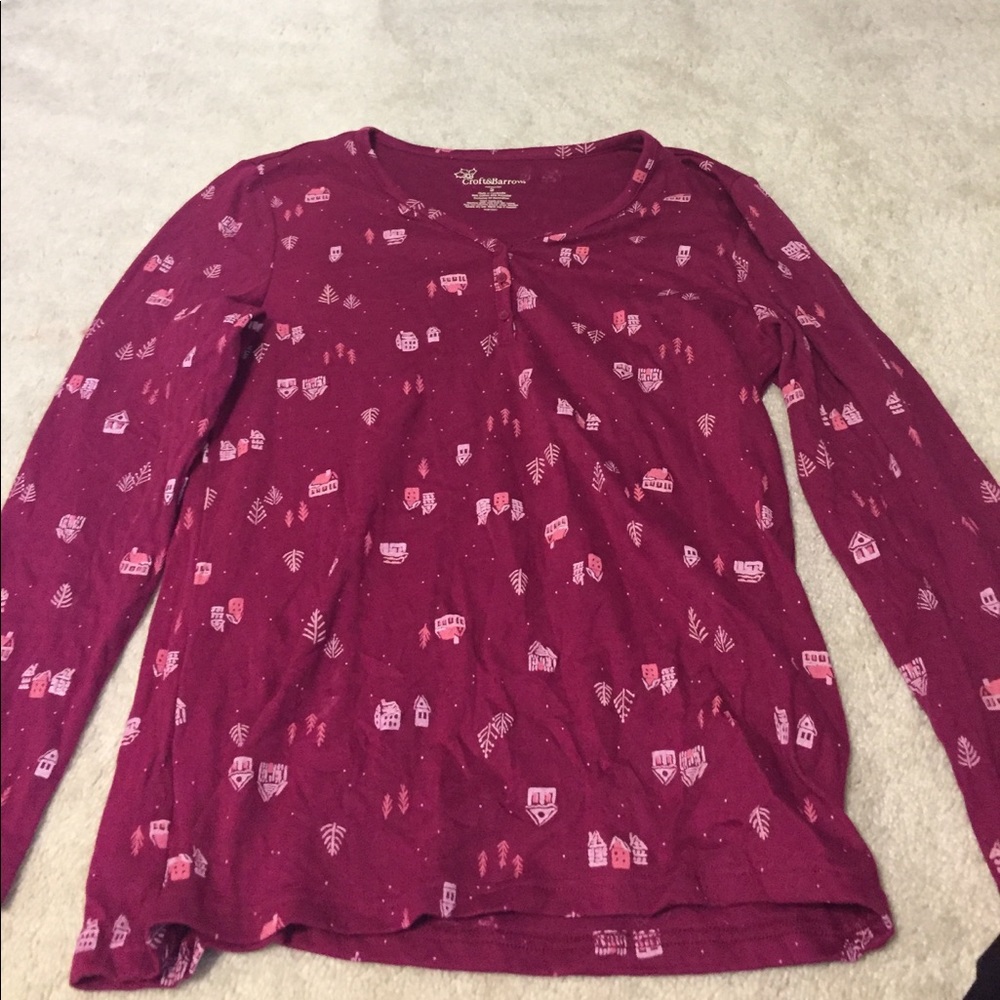 Croft & Barrow pajama top