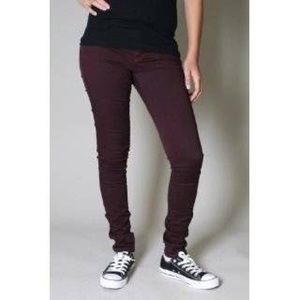 TRIPP NYC deep red skinny jeans