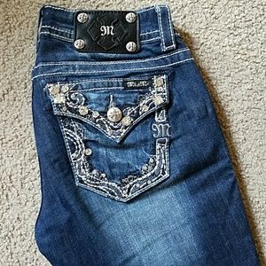 •• Miss Me jeans. Size 27 Boot cut.