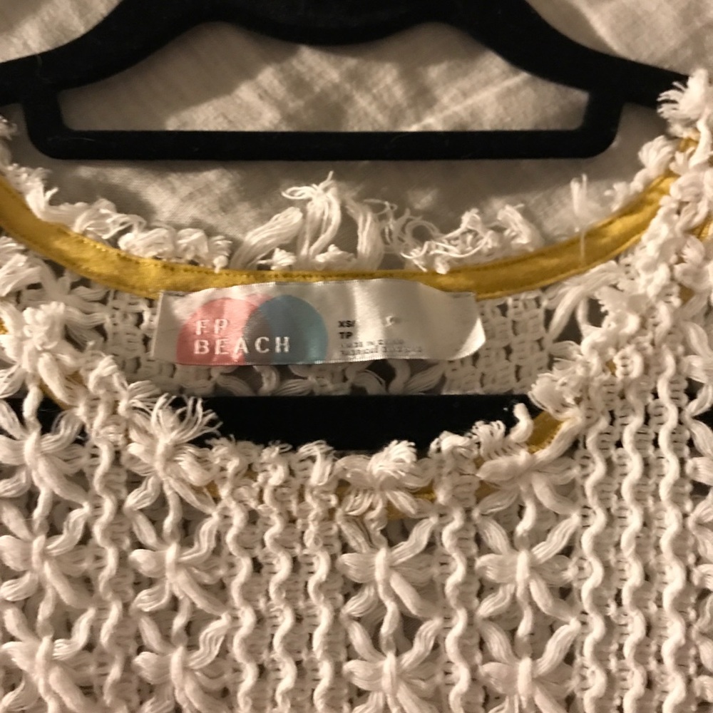 Free people crochet beach cover up