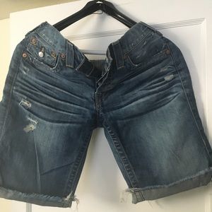 True Religion Denim Bermuda Shorts