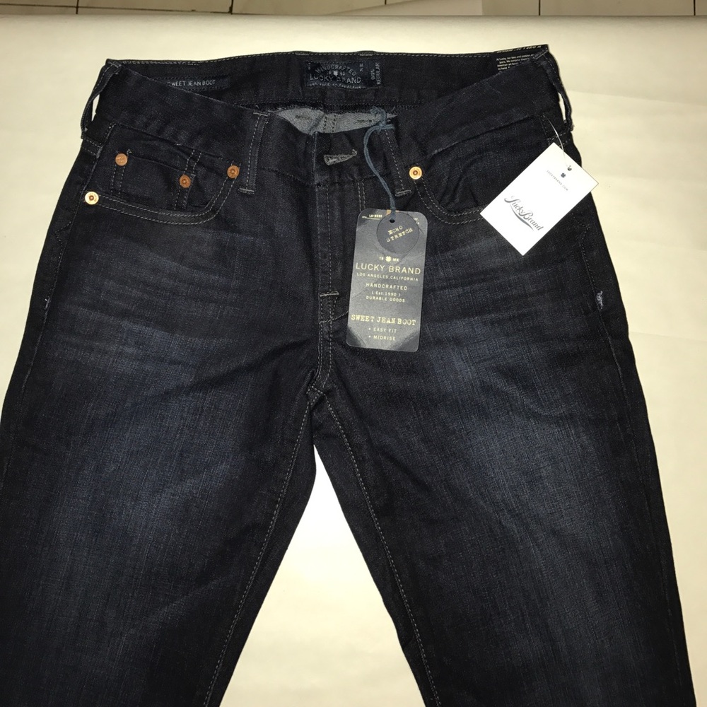 Lucky brand sweet jean boot size 25