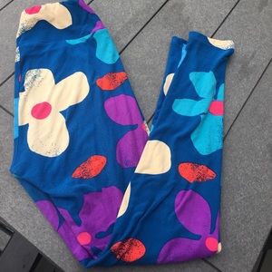 OS flower leggings
