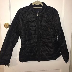 Black puffy jacket