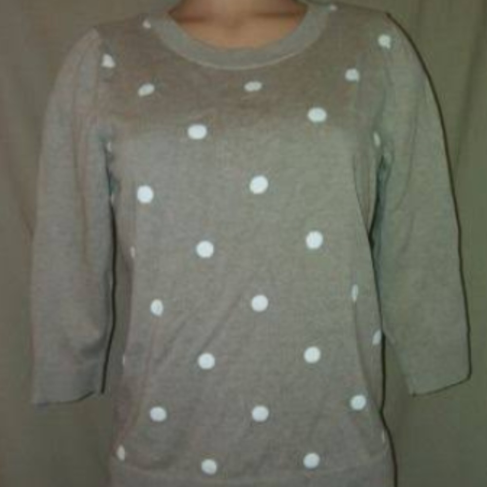 Croft and Barrow Polka Dot sweater