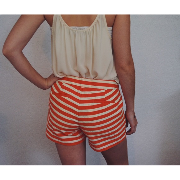 J.Crew Textured-Stripe Shorts - Picture 1 of 6
