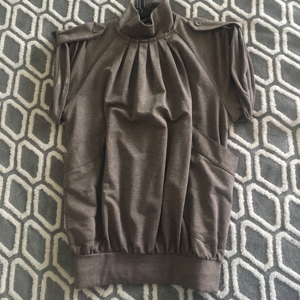 Zara military style top.