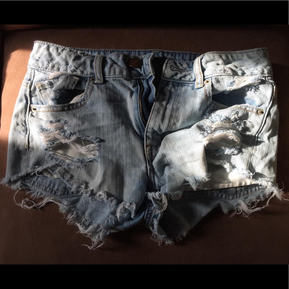 Denim shorts