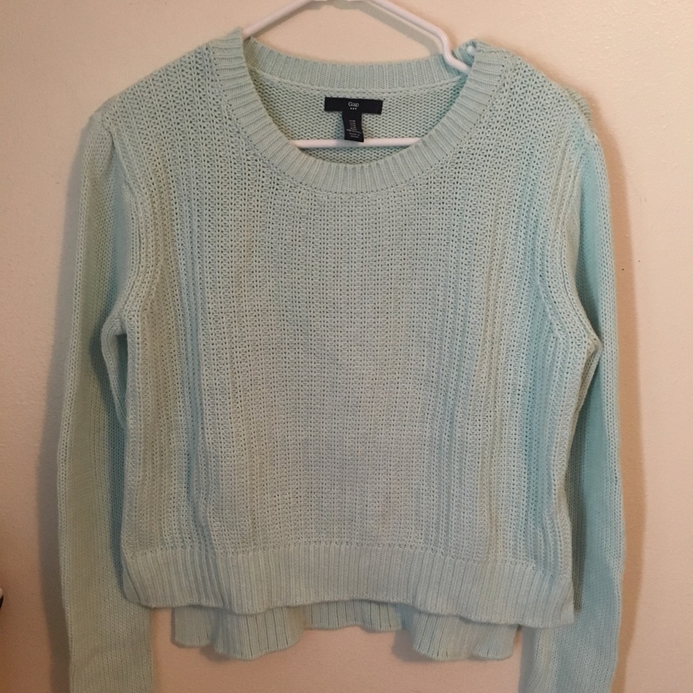 mint sweater