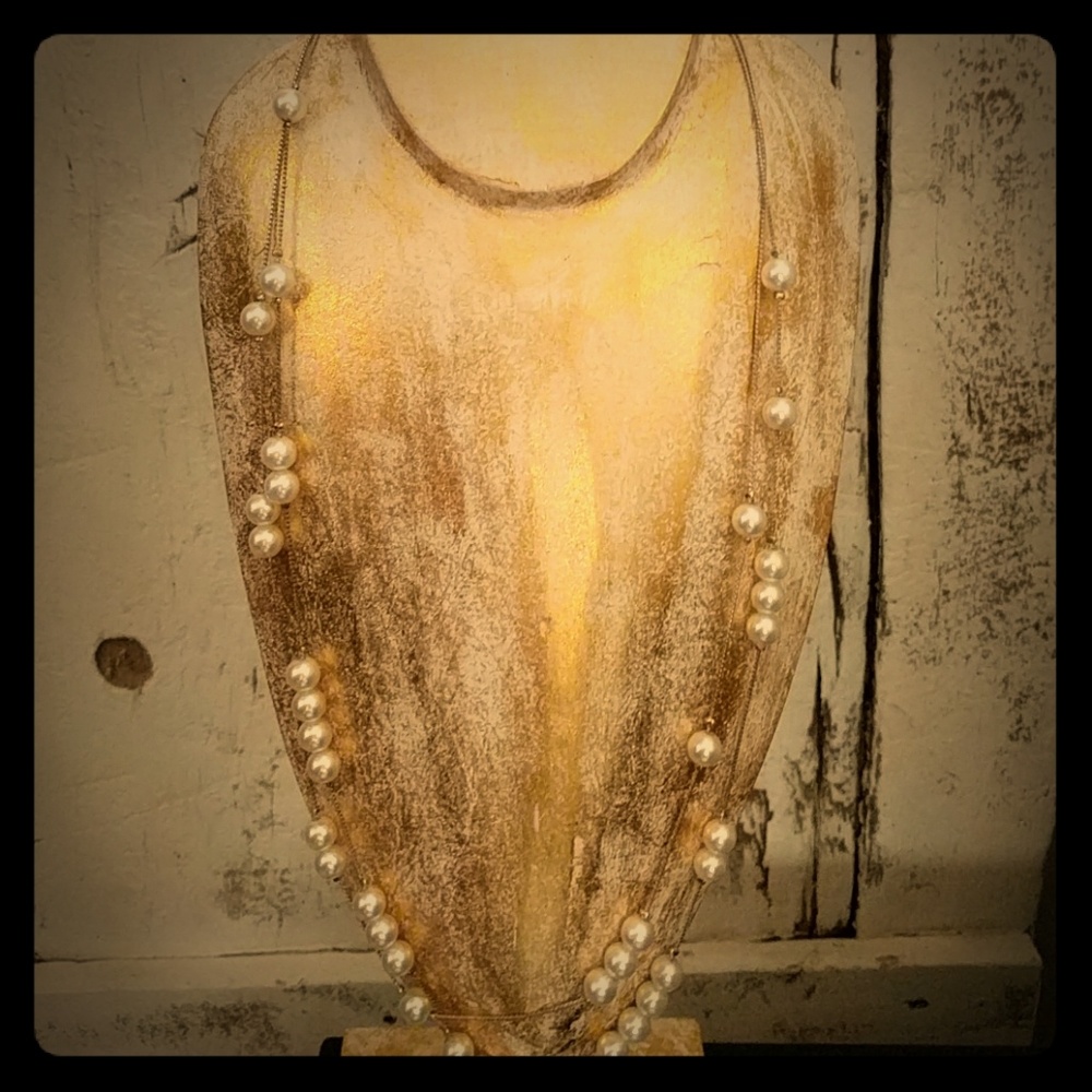 *SOLD* Pearl-Beaded Necklace