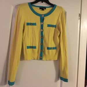 Cute preppy girl cardigan