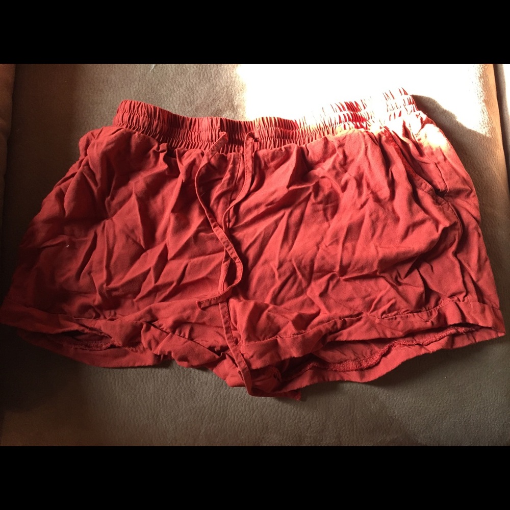 Red shorts
