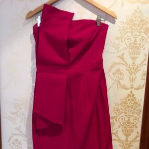 Magenta pencil dress