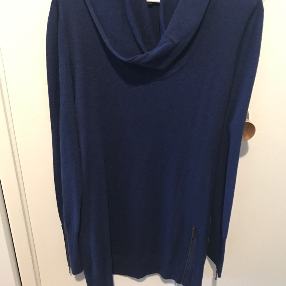 Topshop blue cowl neck sweater!