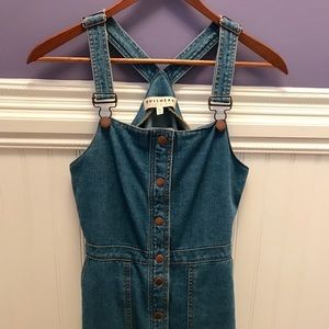 Bullhead Denim Co. Button-Up Overall Dress
