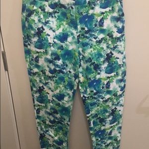 White, Blue and Green Pants!
