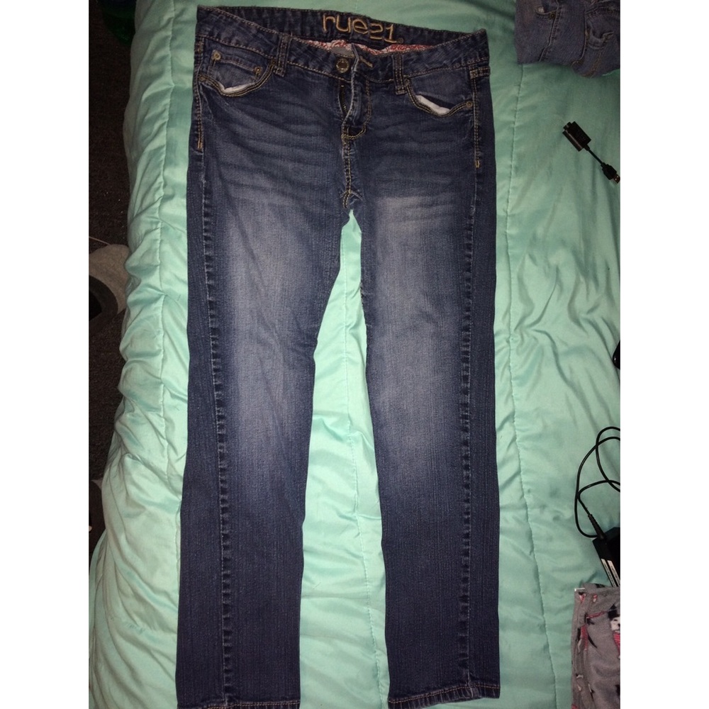 Blue jeans for juniors