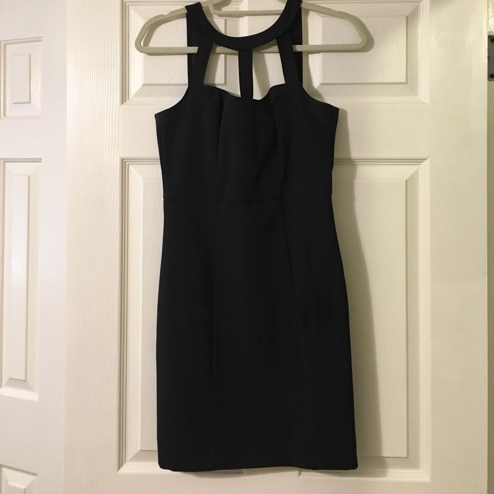Black cocktail dress