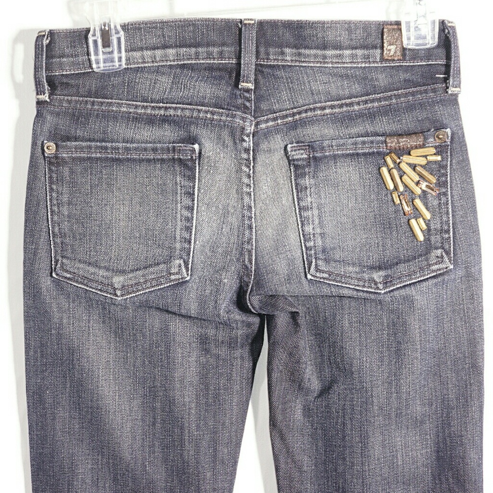🎉SALE🎉NWOT 7 for All M Beaded Straight leg