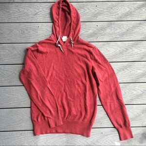 Men's pull over sweatshirt with hood