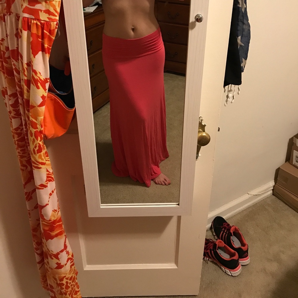Size Medium Pink Maxi Skirt