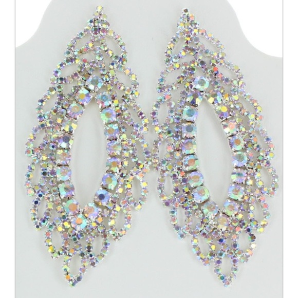 🆕 Rhinestone Earrings - Picture 1 of 2