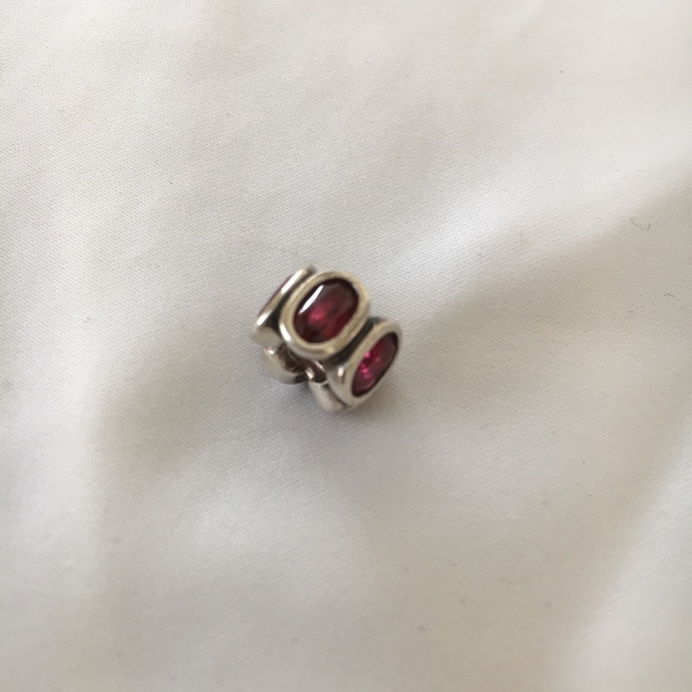 Pandora Red Oval Lights Charm