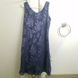 Jay Jacobs Mauve/Purple Dress with matching Scarf