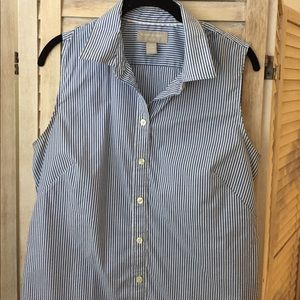 Banana Republic striped button down