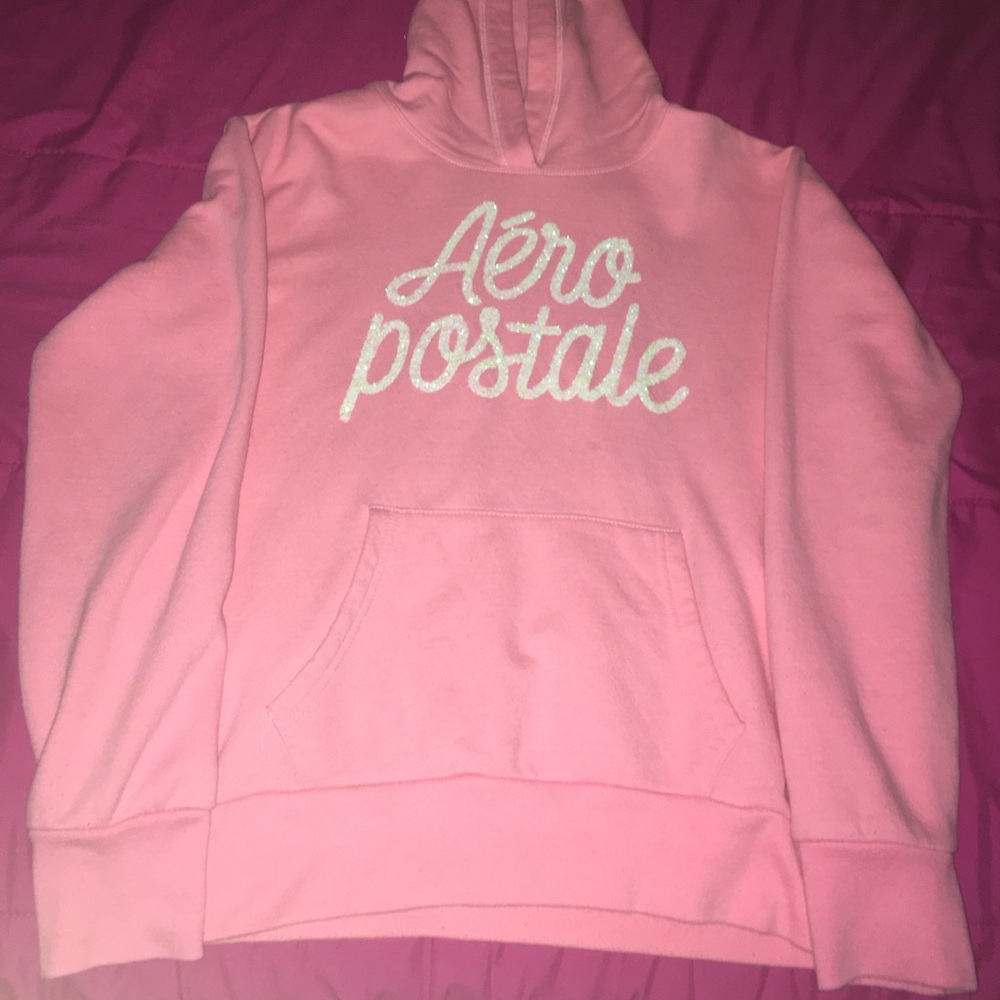 Pink aéropostale hoodie