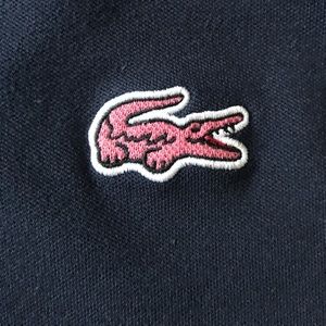 NAVY Lacoste L!VE Polo sz 6/XL
