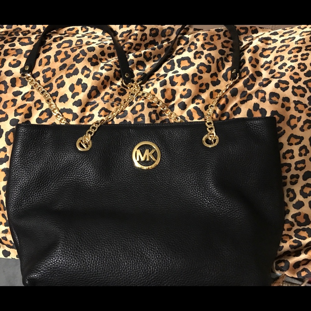 Black Purse & Matching Wallet by Michael Kors