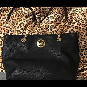 Black Purse & Matching Wallet by Michael Kors
