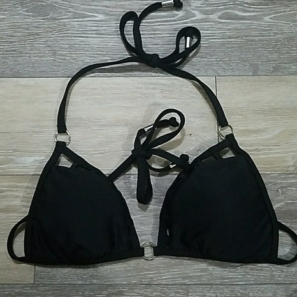 Black bikini top