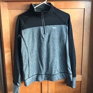 HALF ZIP VS PINK TOP